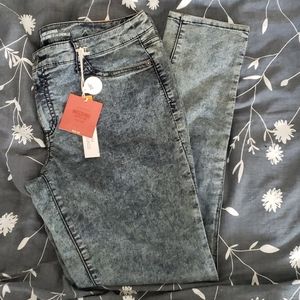 NWT Mossimo Supply Co Ankle Denim Leggings Size 17